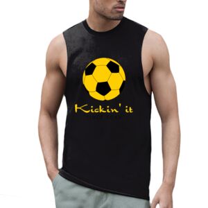 High neck slash armhole vest Thumbnail