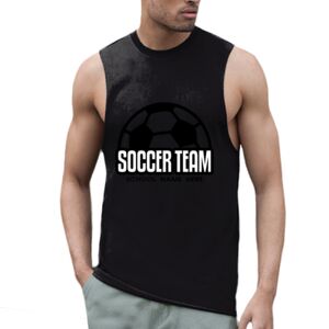 High neck slash armhole vest Thumbnail