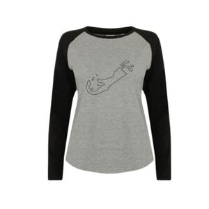 Women's long sleeve baseball t-shirt Thumbnail