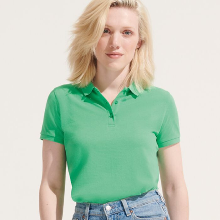 SOL'S Ladies Planet Organic Piqué Polo Shirt Thumbnail