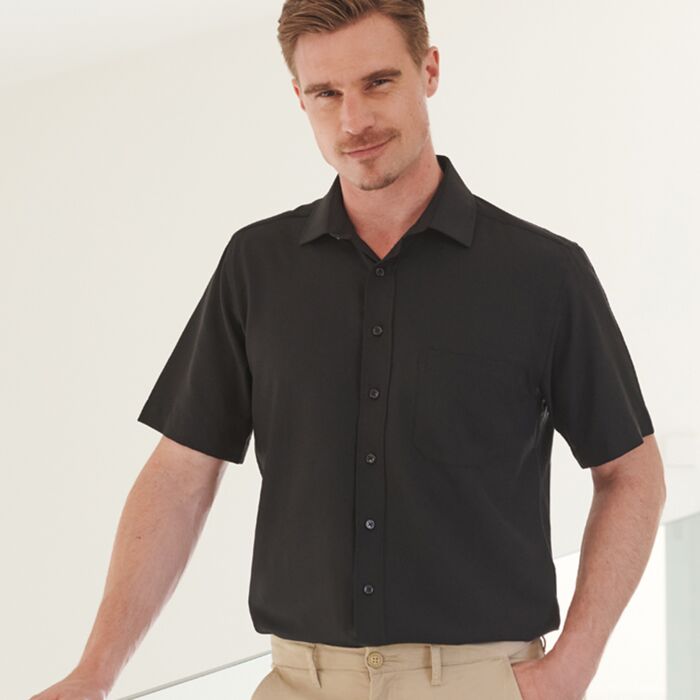Henbury Short Sleeve Wicking Shirt Thumbnail