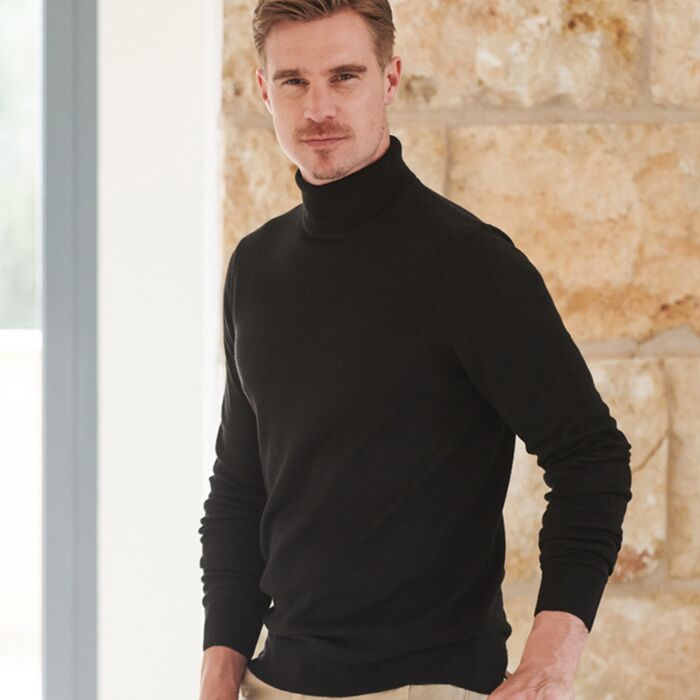 Henbury Roll Neck Sweater Thumbnail