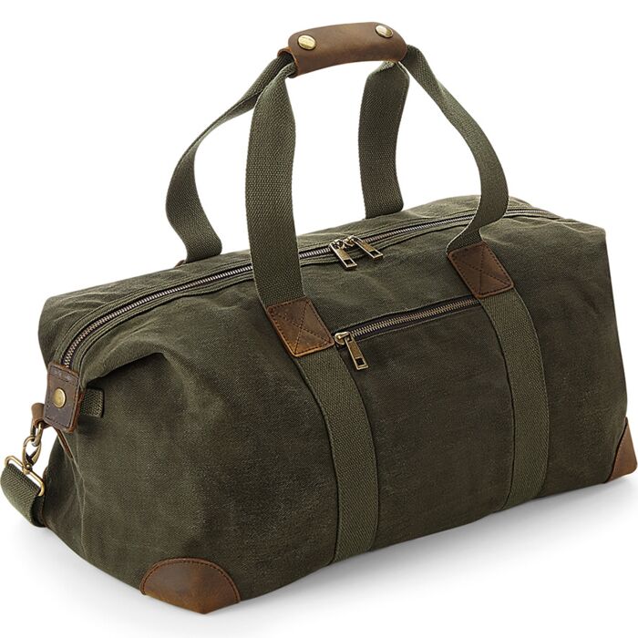 Quadra Heritage Waxed Canvas Holdall Thumbnail