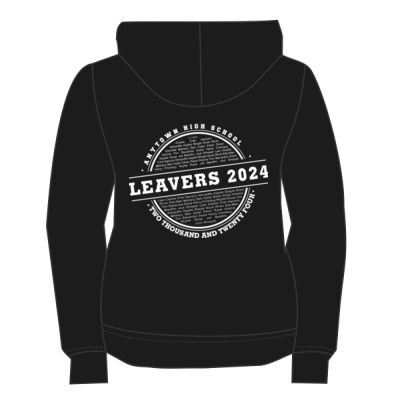 Design 1 - Ladies Leavers Hoodie Thumbnail