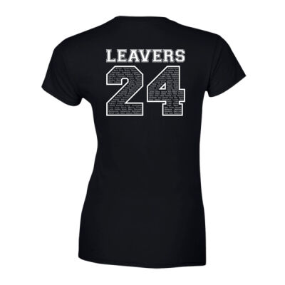 Design 2 - Ladies leavers T shirt Thumbnail