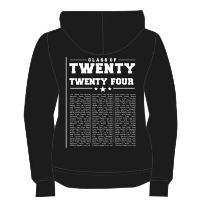 Design 11 - Ladies Leavers Hoodie Thumbnail