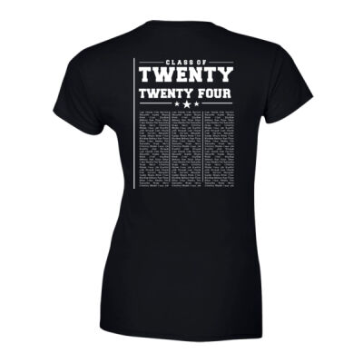 Design 11 - Ladies leavers T shirt Thumbnail